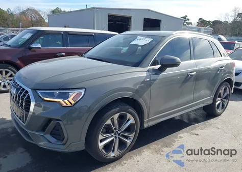 2020 Audi Q3 Premium Plus 45 Tfsi S Line Quattro Tiptronic from USA, damaged, VIN WA1EECF31L1035648